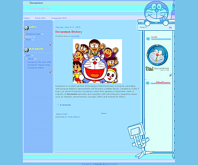 doraemon-blogger-template